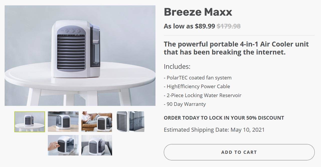 Breeze Maxx Reviews Fake AC or Legit Personal Air Cooler? Islands