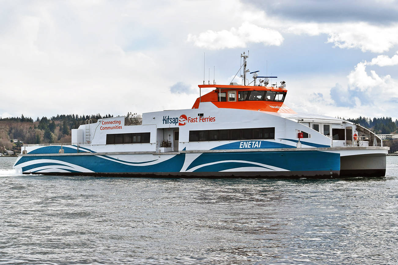 Should the passenger-only ferry from Friday Harbor to Bellingham be adopted, it would join the ranks of other passenger-only ferry systems in the region such as Kitsap Transit servicing south Puget Sound. (Kitsap Transit photo.)