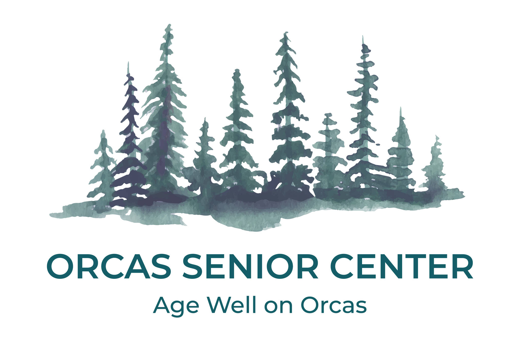 The new Orcas Senior Center logo.