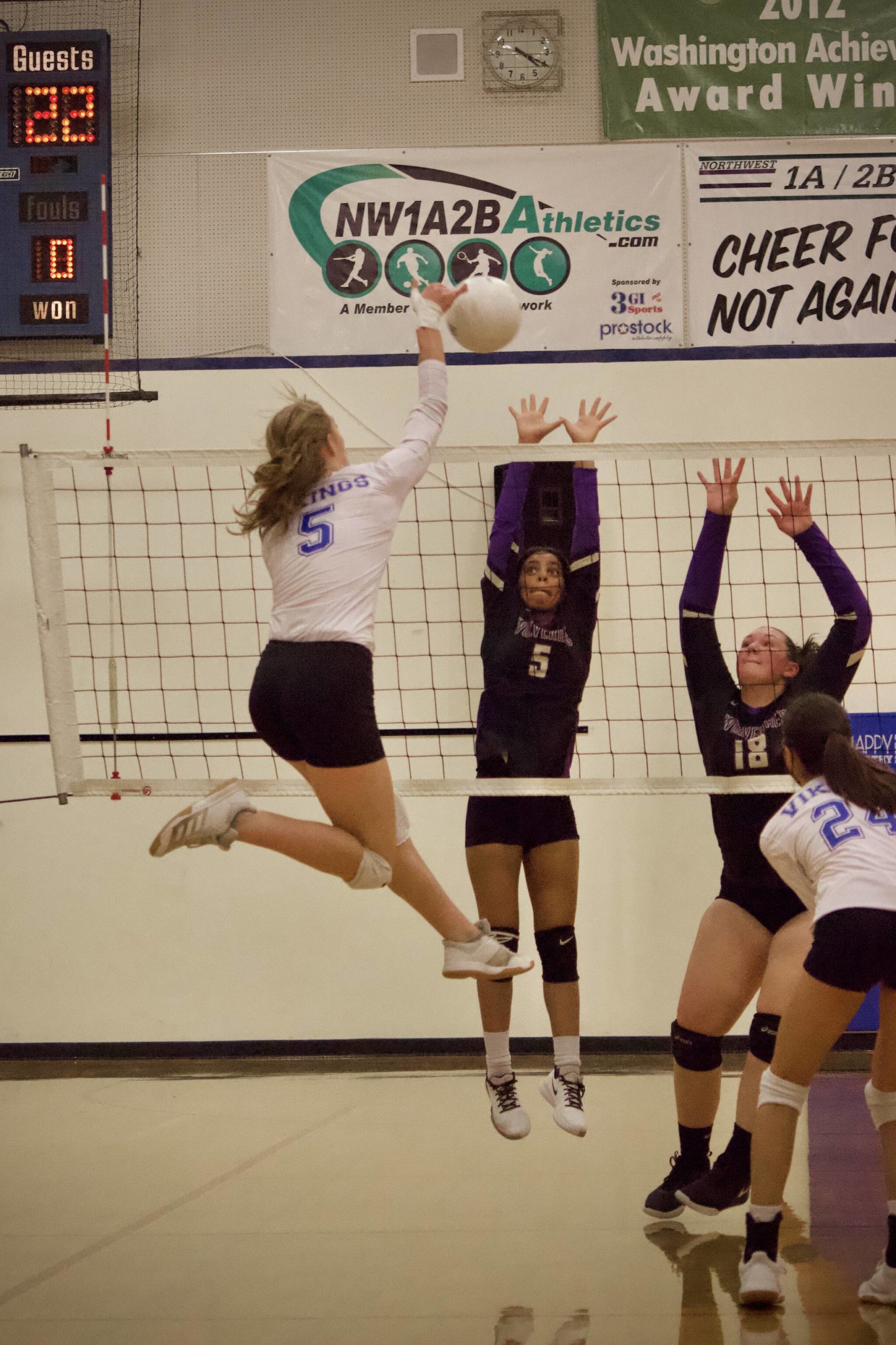 Corey Wiscomb photo
While only playing a select few minutes, sophomore Bethany Carter had a moment to display her power, grace, and finesse all in this one kill.