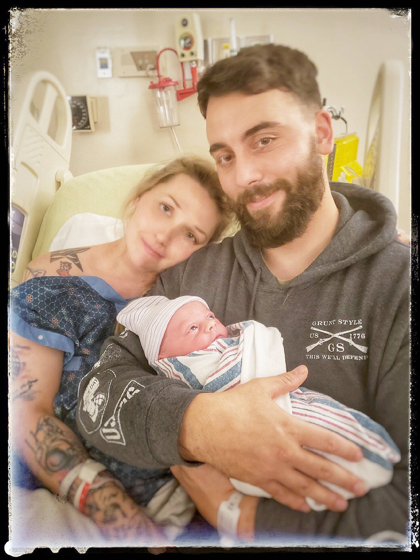 Contributed photos
Anthony Stephens and Kirsten Walter welcomed the first San Juan baby of 2022 to the world Jan. 7.