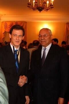 Contributed photo
Colin Powell with political officer George Kent.