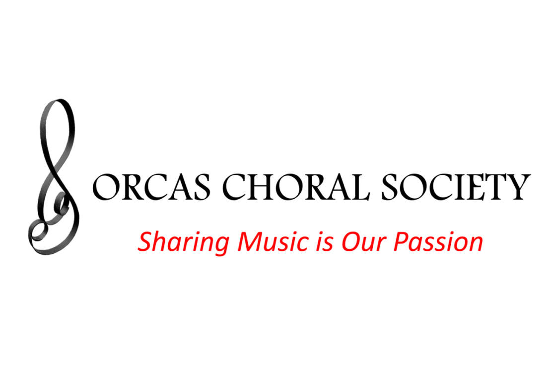 Orcas Choral Society logo.