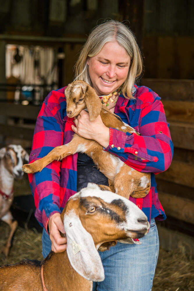 Robert S. Harrison photo
Amy Lum of Lum Farm on Coffelt Farm Preserve.