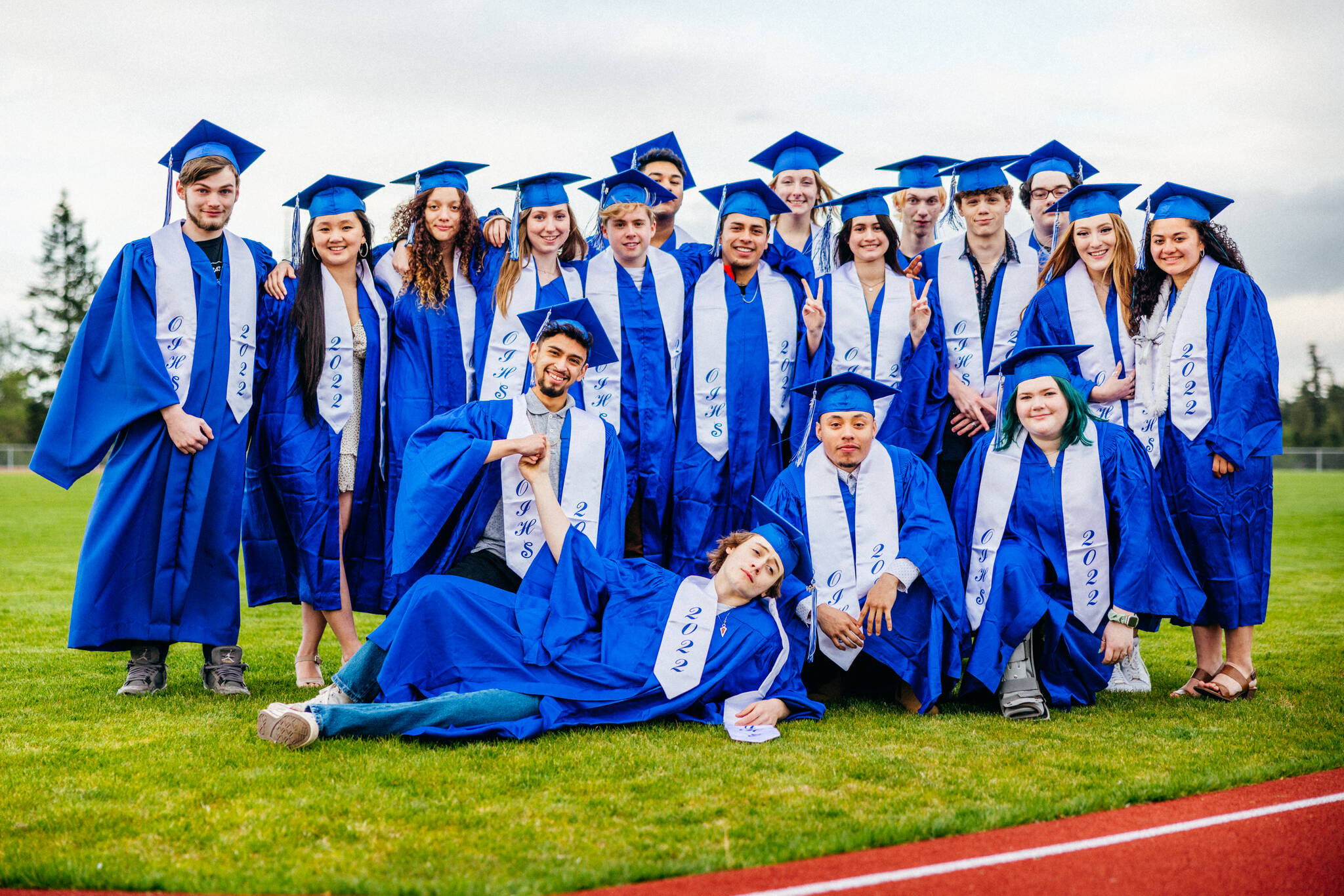 Taj Howe photo/contributed photo
The Orcas Island High School class of 2022 graduated on June 12.