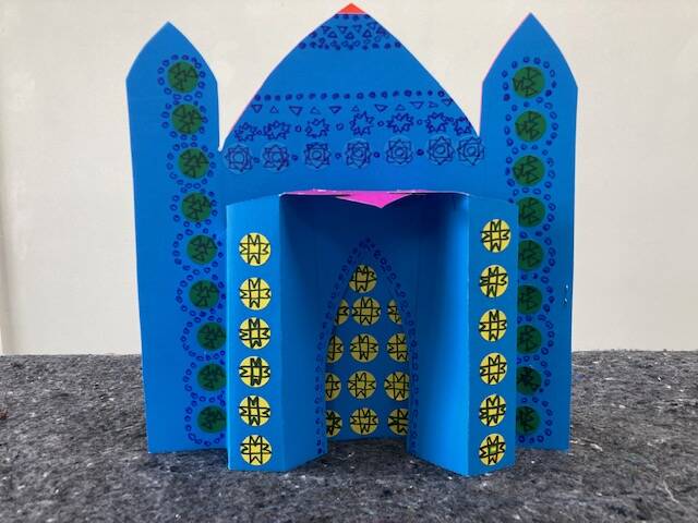 With poster board and colorful paper, create an ancient monument built more than five centuries ago. 
CONTRIBUTED PHOTO