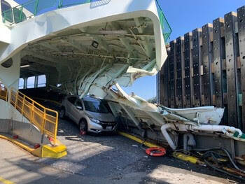 Washington State Department of Transportation/Contributed photo
Fauntleroy terminal is out of service until further notice but will reopen when we move the damaged ferry.