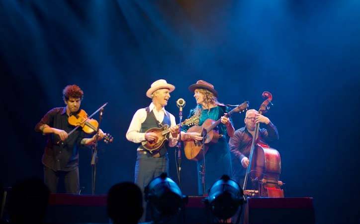 Contributed photo
Caleb Klauder and Reeb Willms at the Ryman Auditorium in Nashville, Tennessee.