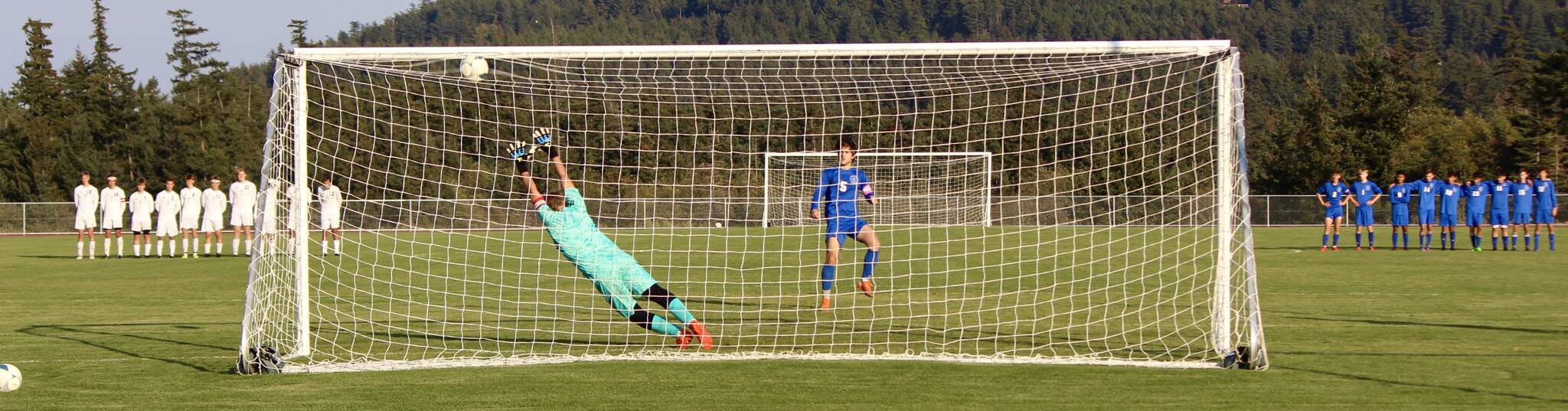 Corey Wiscomb photo
Diego Lago kicks the final PK point to seal the win for OHS against the Hurricanes.