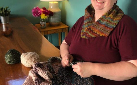 Contributed photo
Katie Gaible has knitted together a coffee and yarn shop.