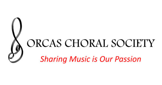 Orcas Choral Society logo.