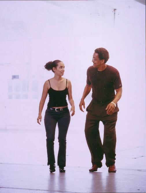 Contributed photo.
Gregory Hines with Michela Lerman.