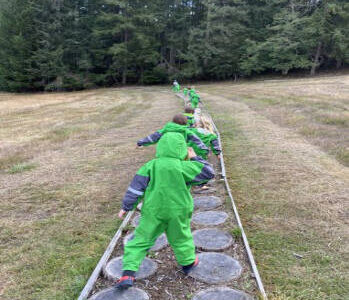Contributed photo
At left: Outdoor education funded by the Orcas Island Education Foundation.