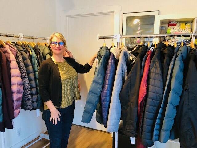Above: OCRC Programs Administrator Holly Southern in the Coates Closet.