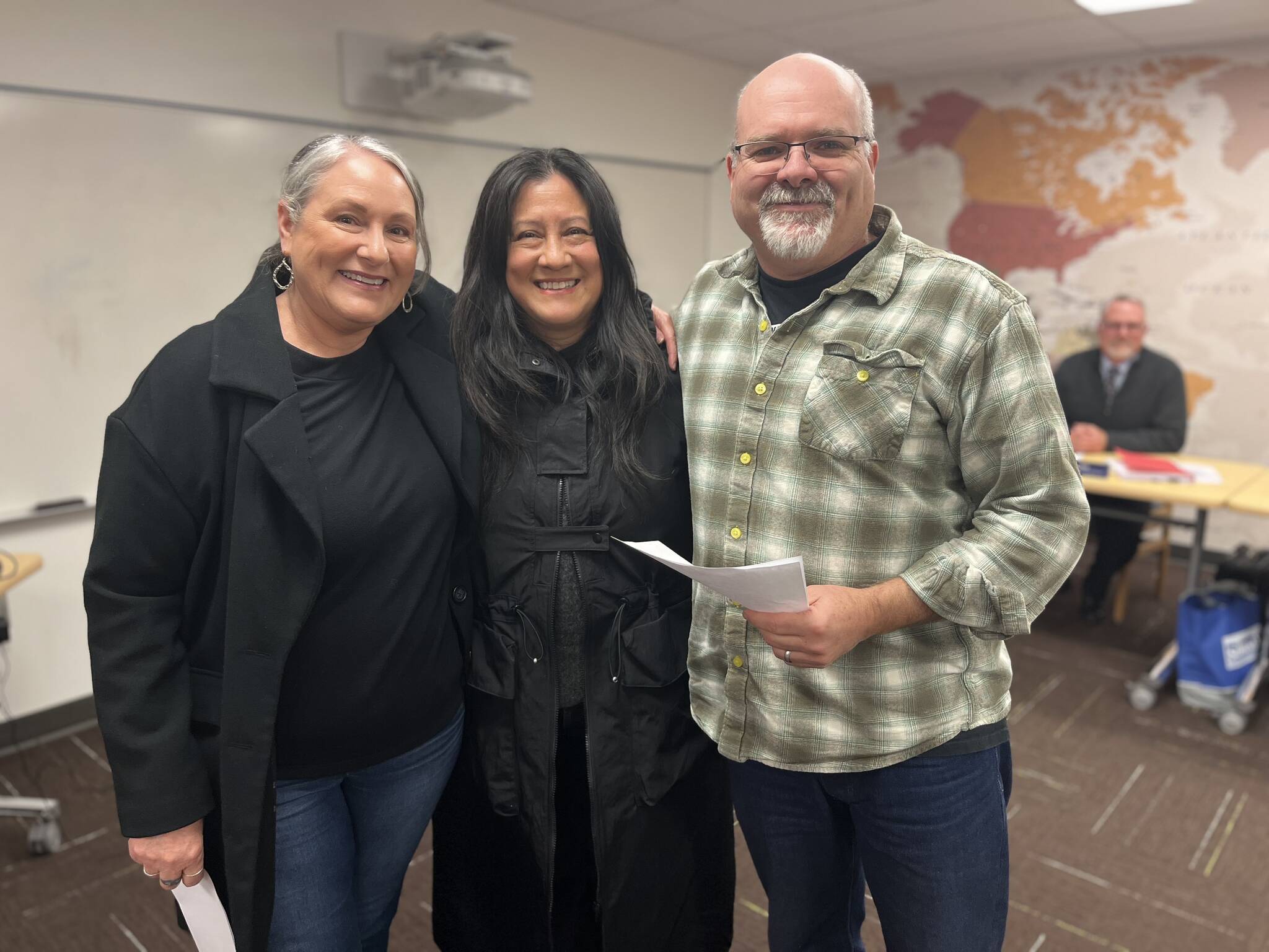 Colleen Summers/staff photo.
Left to right: Michele Rodriguez, Ayn Gailey and Greg White.
