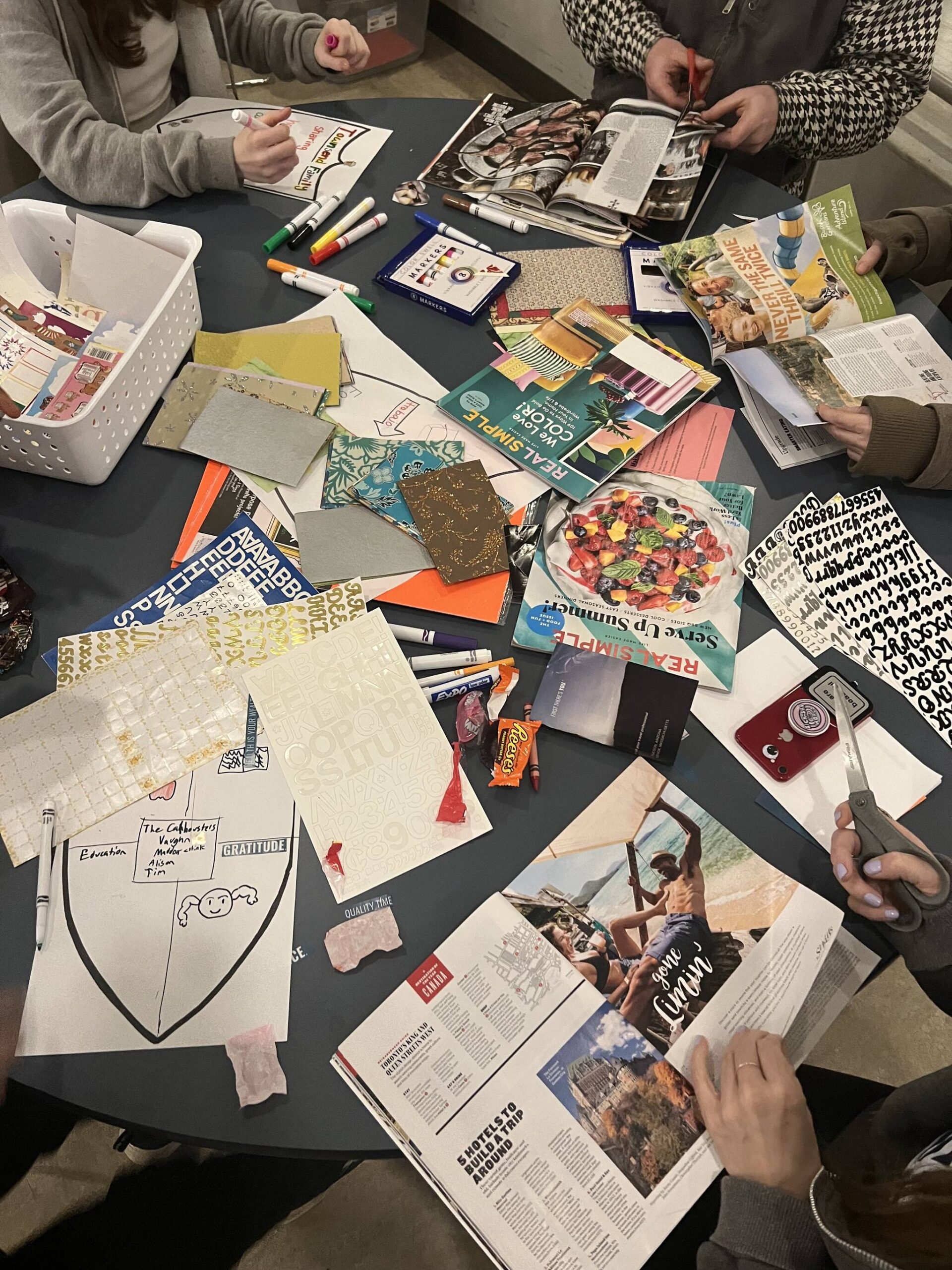 Participants in the Strengthening Families program in 2023.