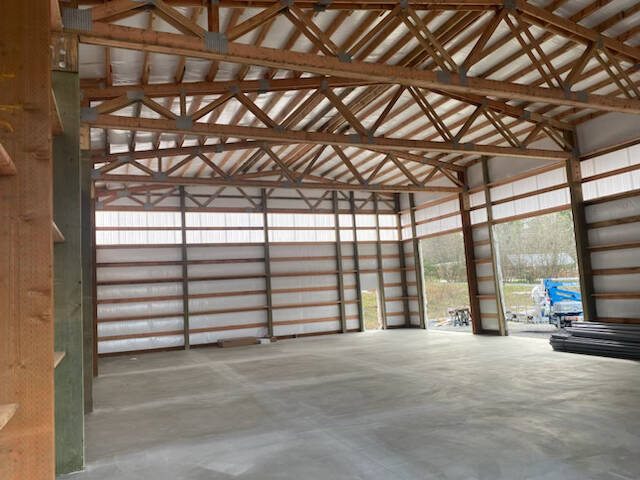 Pete Moe photo
New construction underway at ORS to house a hydraulic baler. Clean, separated, and baled commodities are more efficient to transport and improve ORS’s sustainability goals.