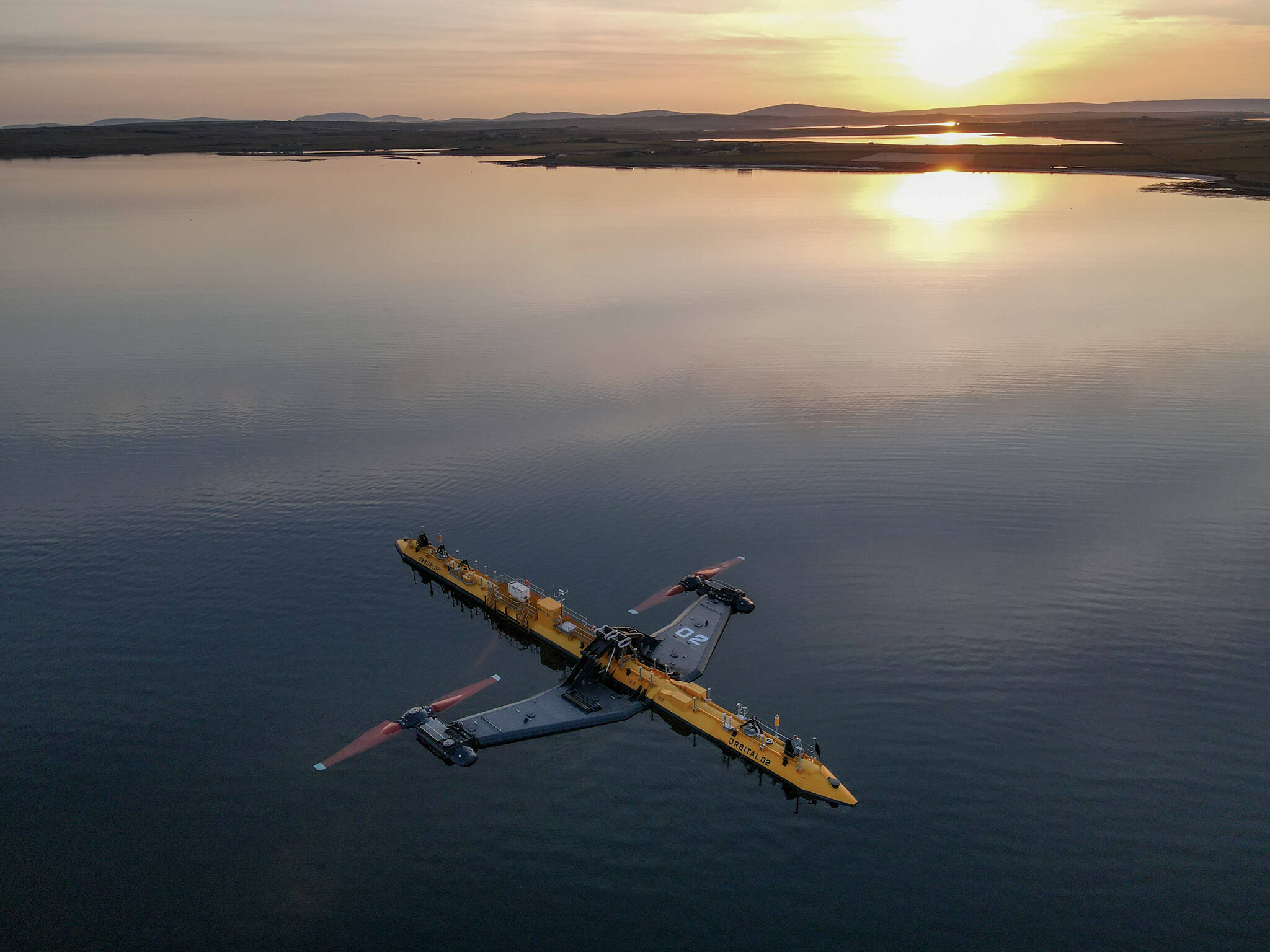 O2 Tidal Generator in the Orkney Islands, Scotland
Picture Courtesy of Orbital Marine