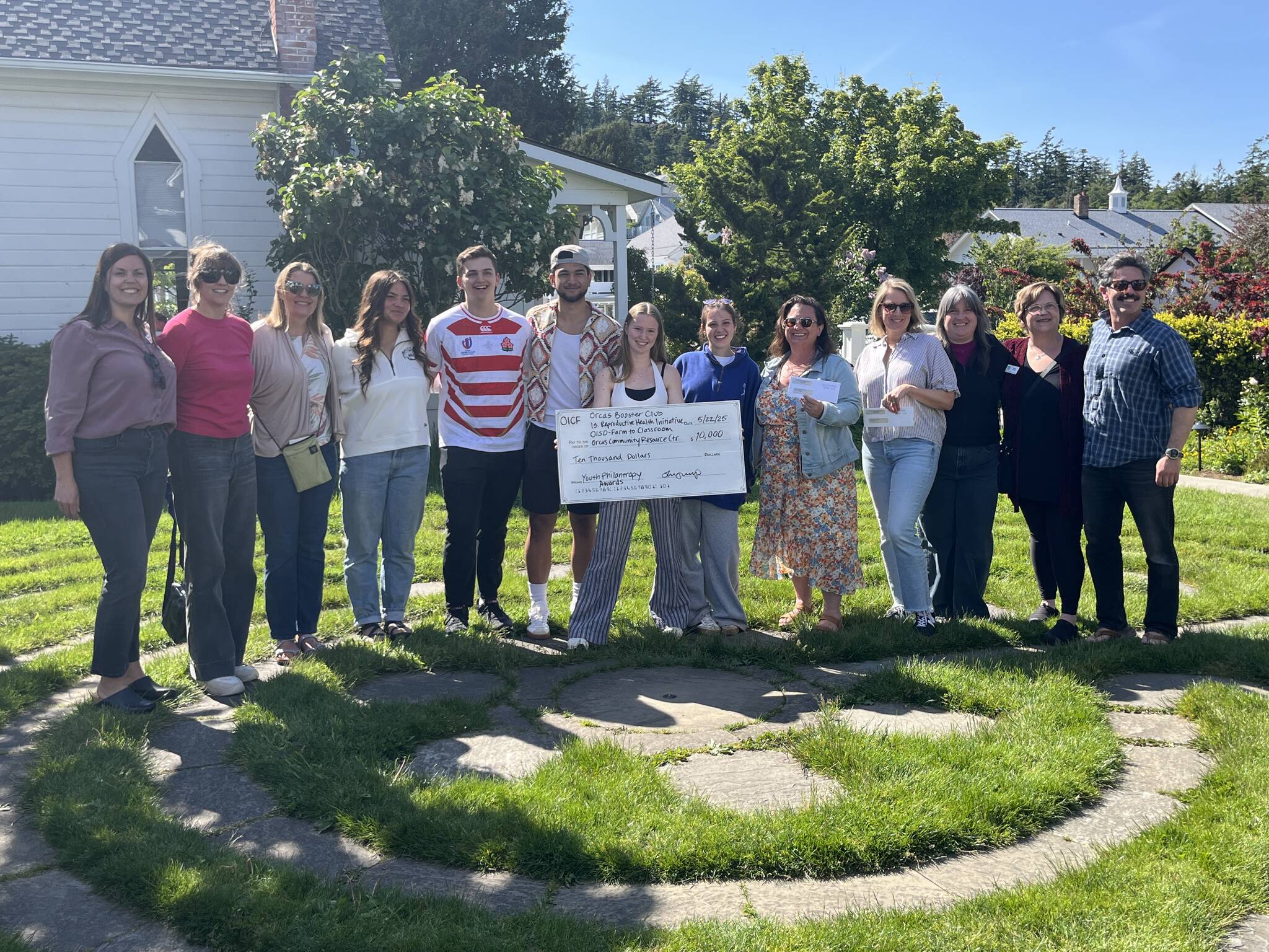 Contributed photo.
Participants present the Youth Philanthropy Award.