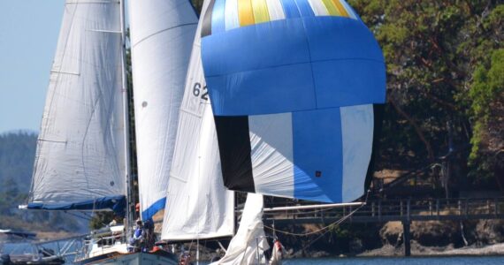 Contributed photo.
Sailboats race in one of the Annual Shaw Island Classic Races.