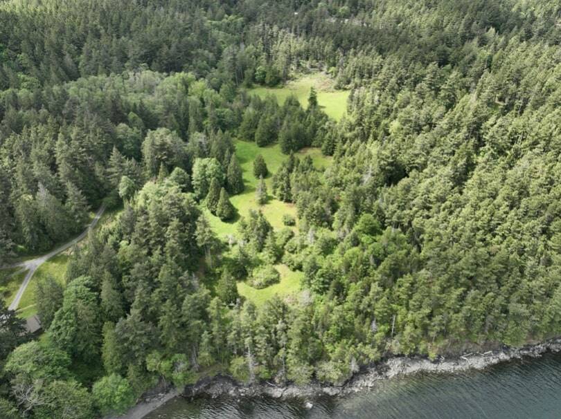 Contributed photo.
Public shoreline access is particularly scarce on Orcas. This acquisition on Dolphin Bay includes a 260-foot pocket beach.