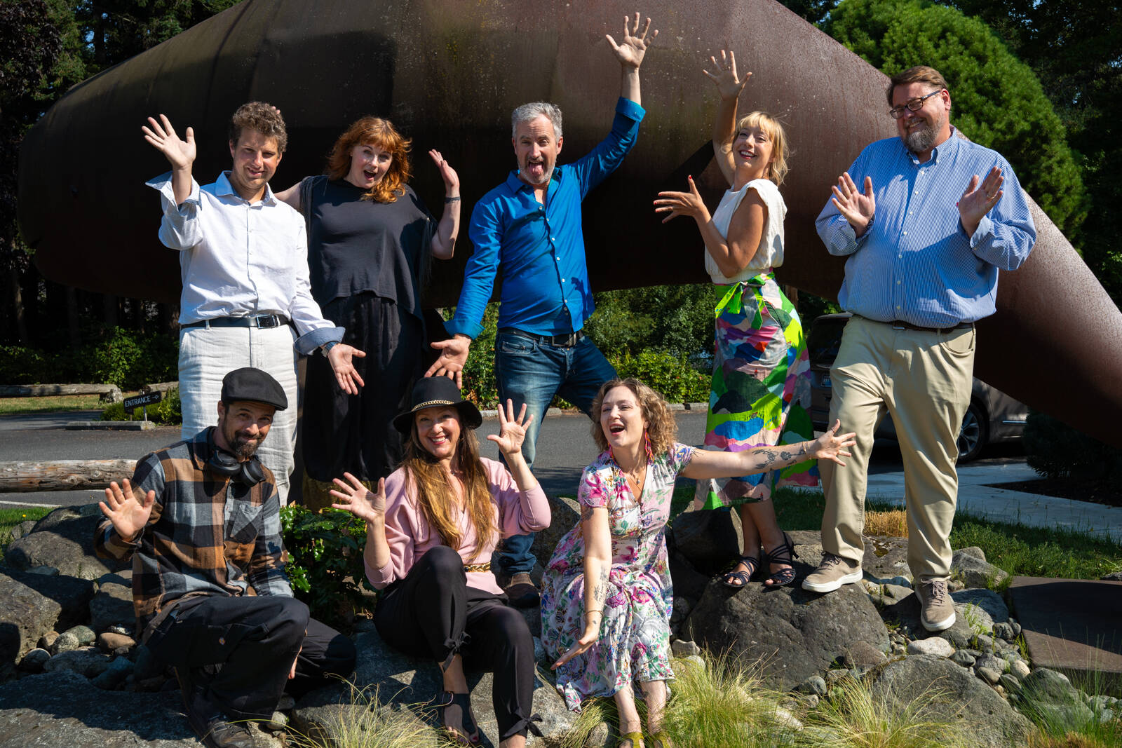 Steve Alboucq photo.
Meet the staff of the Orcas Center, pictured here, during the Role Out. Back row: Keith, Amber, Jake, Cheslea and Jordan. Front row: Cameron, Nicole and Colleen.