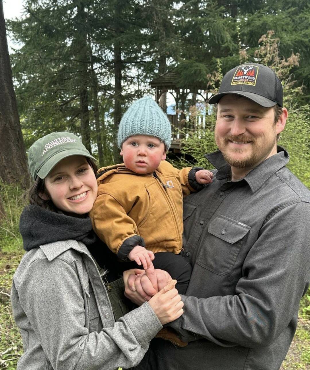 Contributed photo.
Woodruff Boero, his wife Ashley and their son Mondi.