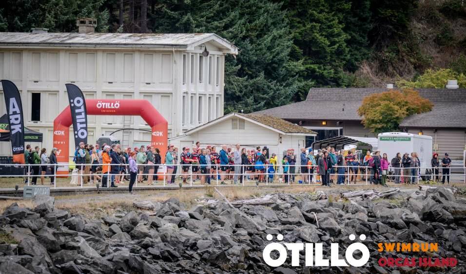 Contributed photo.
The OTILLO Swimrun starting line.