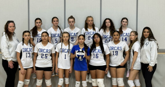 Contributed photo.
The middle school girls’ volleyball team. Head Coach Bonnie Mahony (left) and Soeth Quintero (right). Back row, left to right: Rada Ashirov, Audry Hance, Gabriella Wigfield, Lacey Buscher, Izzy Mahony-Jauregui and Charlotte Walker. Front row: Audrey Eberley, Natalie Grandos, Mckinley Buscher, Lana Sasan, Ximena Jose Viller, Alyesa Salina Cruz, Ona Bouchard. Not Pictured: Emma Anderson and Coach Aimee Ahrens.