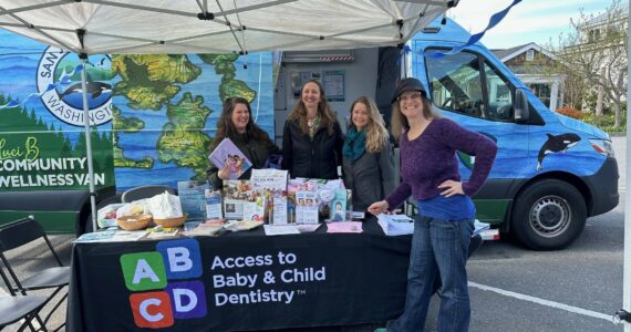 Contributed photo.
San Juan County employees at the Orcas Health Fair 2025.