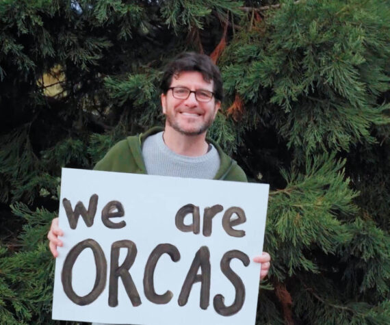Island Health rediatrician Evan Buxbaum in a still from the ‘We Are Orcas’ video.