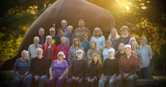 Darrell Kirk photo.
Orcas Choral Society sings at the Orcas Center.