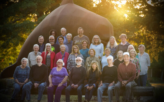 Darrell Kirk photo.
Orcas Choral Society sings at the Orcas Center.