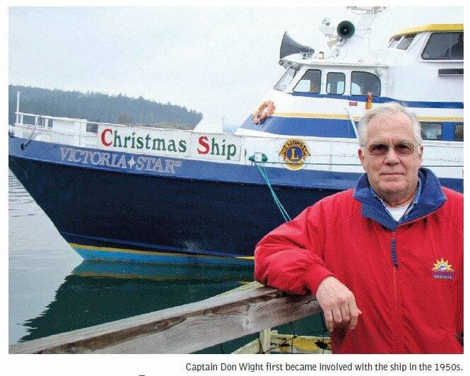 Contributed photo.
Captain Don Wight first becamse involved with the ship in the 1950s.