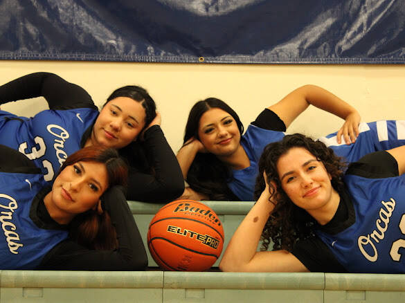 Cienna Richardson photo.
Lady Viking senior players, L-R, back row: Emily Ibarra-Garcia, Gisselle Meraz Valladarez. Front row, L-R: Abril Perez-Dominguez and Sophia Mahoney-Jauregui.