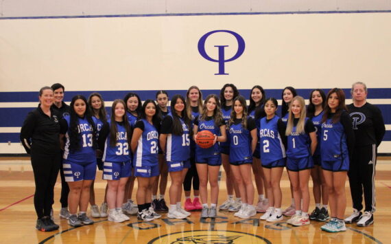 Cienna Richardson photo.
Back row: Coach Molly Donovan, Leela Griesemer, Emily Ibarra-Garcia, Mia Ashcraft, Margot Winter-Lamphere, Sophia Mahoney-Jauregui, Emi Rios, Scarlet Luft, Renata Puente and Coach Jen Winter. Front row: Coach Haley Cruz Winchell, Keyla Salinas Cruz, Neila Welch, Gisselle Meraz Valladarez, Ashley Conejo Medina, Ivy Shaefer, Isla Sasan, Alison Garcia, Molly Johnston and Abril Perez-Dominguez.