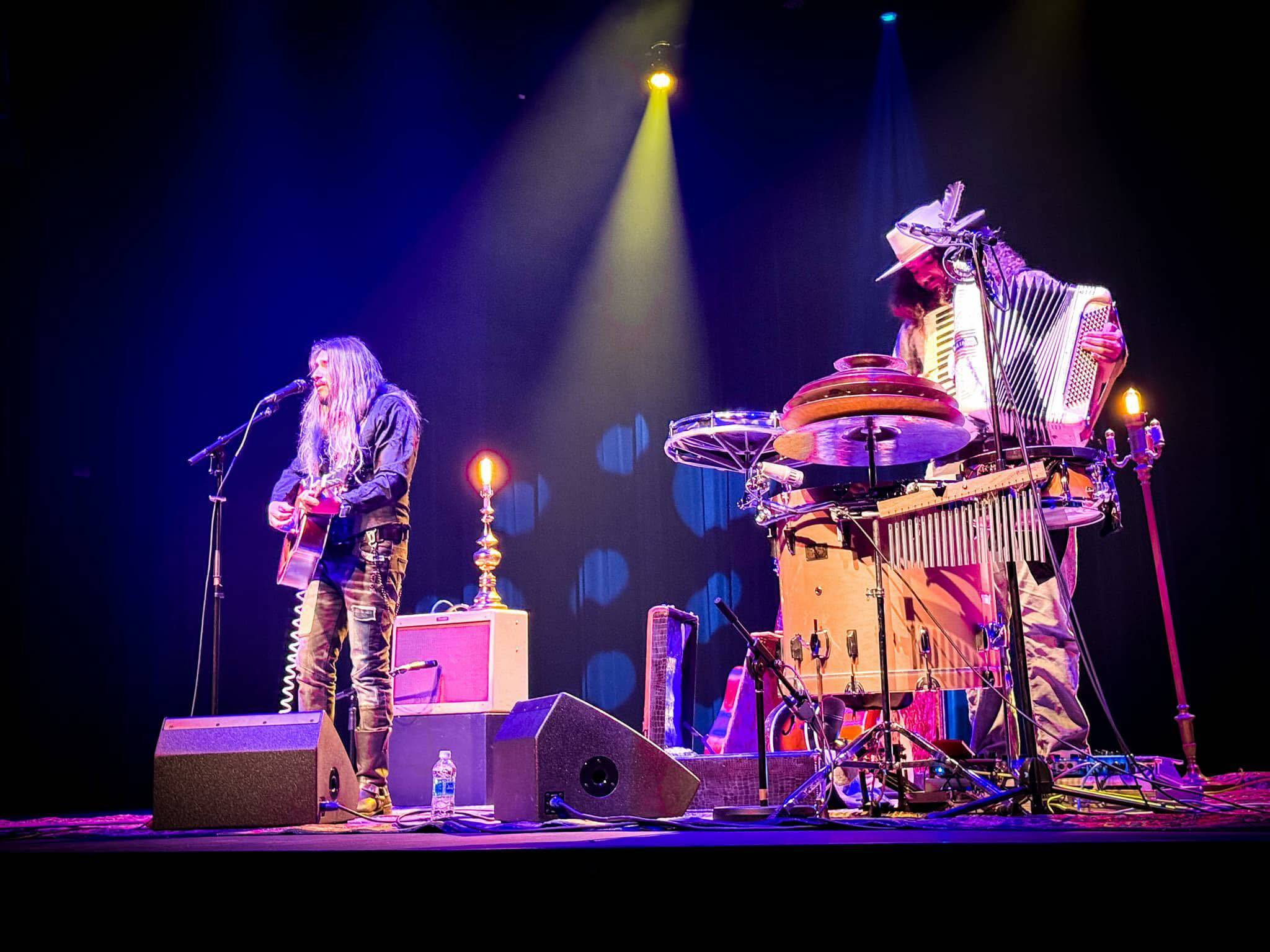 Contributed photo.
Wolfchild during a previous performance at Orcas Center.