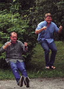 Funhouse director Pete Moe and board chair Eric Youngren.