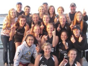 This week the Lady Vikings softball team wins league championships against La Conner Lady Braves 3-2.