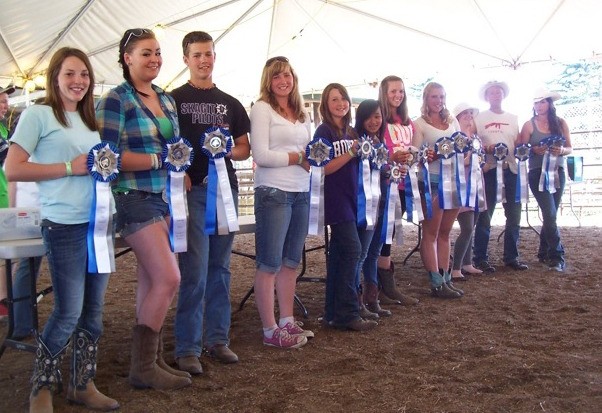 Members of the 4-H Trailblazers club who qualified to compete at the state fair.