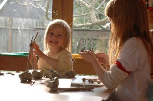 A play group at Salmonberry School.
