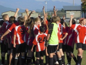 The 22 seventh and eighth grade boys and girls have been training hard and learning to understand the game of soccer.