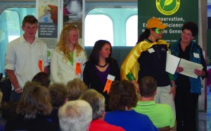 From left to right: Nourdine Jensen youth scholarship recipients Connar Smith