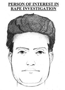 A sketch of the suspect.