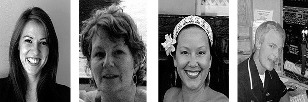 From left to right: Cali Bagby