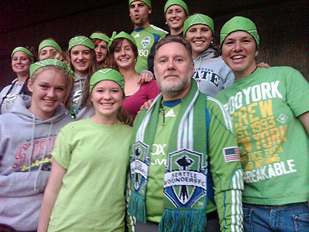 Lady Vikings soccer team.