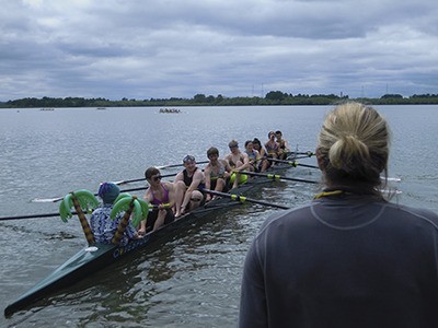Coach Tina Brown launching the “High School 8.”