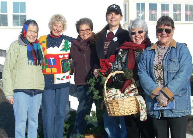 Pictured at the ferry landing