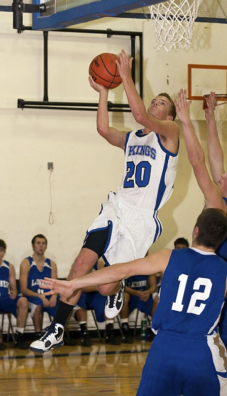 Forward Taylor Diepenbrock jumps high for a shot.