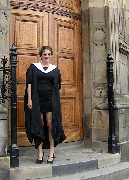 Hailee Kukura on the day of her graduation.